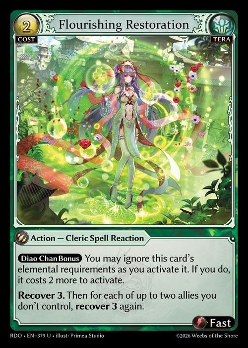 Image for Flourishing Restoration (379) (Radiant Origins) - Grand Archive TCG