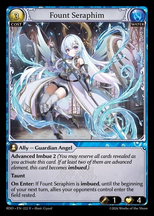 Image for Fount Seraphim (222) (Radiant Origins) - Grand Archive TCG