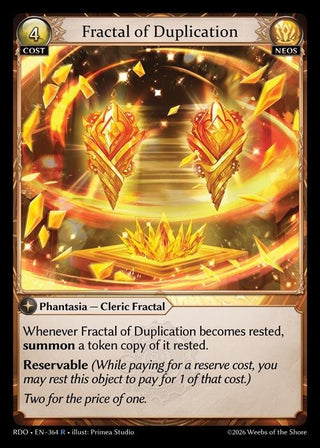 Image for Fractal of Duplication (364) (Radiant Origins) - Grand Archive TCG