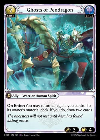 Image for Ghosts of Pendragon (325) (Radiant Origins) - Grand Archive TCG