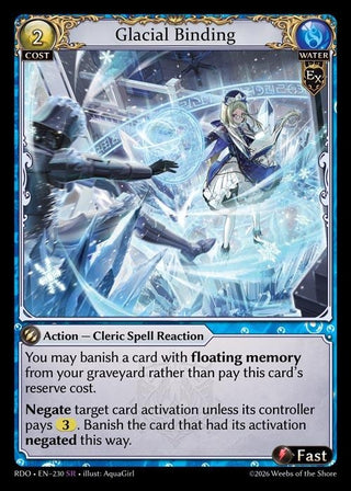 Image for Glacial Binding (230) (Radiant Origins) - Grand Archive TCG