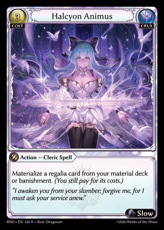 Image for Halcyon Animus (326) (Radiant Origins) - Grand Archive TCG