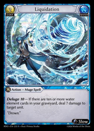 Image for Liquidation (235) (Radiant Origins) - Grand Archive TCG