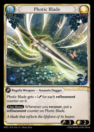 Image for Photic Blade (036) (Radiant Origins) - Grand Archive TCG