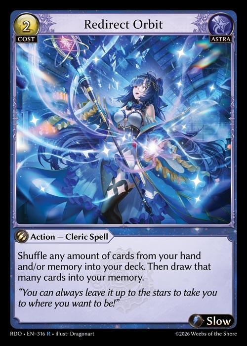 Image for Redirect Orbit (316) (Radiant Origins) - Grand Archive TCG