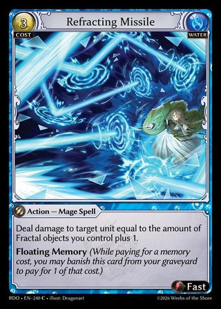 Image for Refracting Missile (240) (Radiant Origins) - Grand Archive TCG