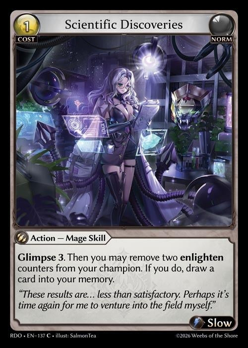 Image for Scientific Discoveries (137) (Radiant Origins) - Grand Archive TCG