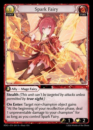 Image for Spark Fairy (201) (Radiant Origins) - Grand Archive TCG