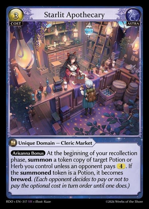Image for Starlit Apothecary (317) (Radiant Origins) - Grand Archive TCG