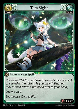 Image for Tera Sight (391) (Radiant Origins) - Grand Archive TCG