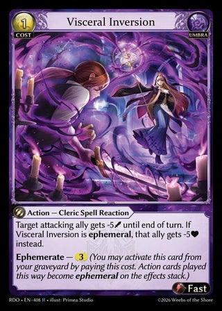 Image for Visceral Inversion (408) (Radiant Origins) - Grand Archive TCG