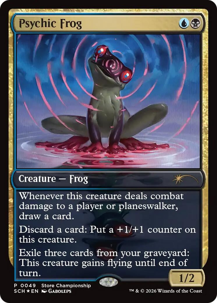 Image for Psychic Frog (49) (Game Day & Store Championship Promos) - Magic: The Gathering