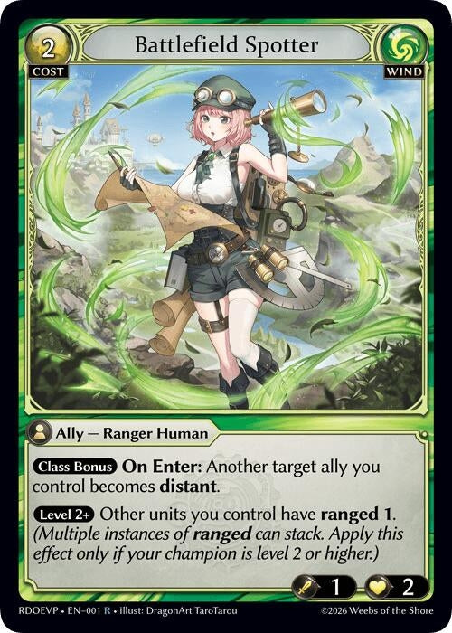 Image for Battlefield Spotter (001) (Radiant Origins Event Pack) - Grand Archive TCG