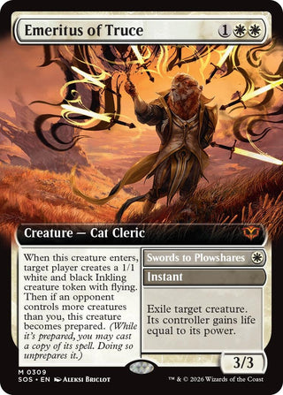 Image for Emeritus of Truce (Extended Art) (309) (Secrets of Strixhaven) - Magic: The Gathering