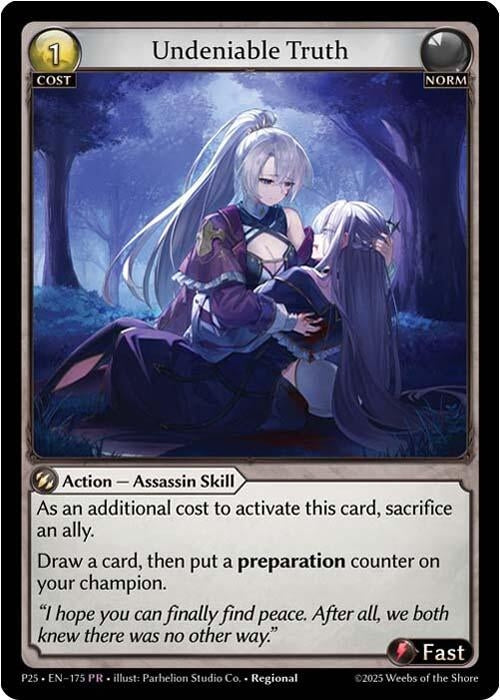 Image for Undeniable Truth (175) (Promotional Cards) - Grand Archive TCG
