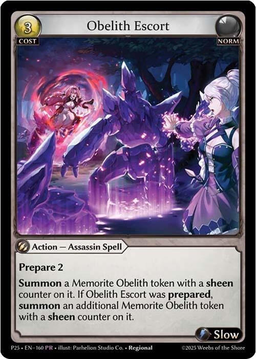 Image for Obelith Escort (160) (Promotional Cards) - Grand Archive TCG