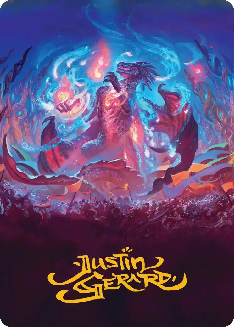 Image for Prismari, the Inspiration Art Card (Gold-Stamped Signature) (21) (Secrets of Strixhaven) - Magic: The Gathering
