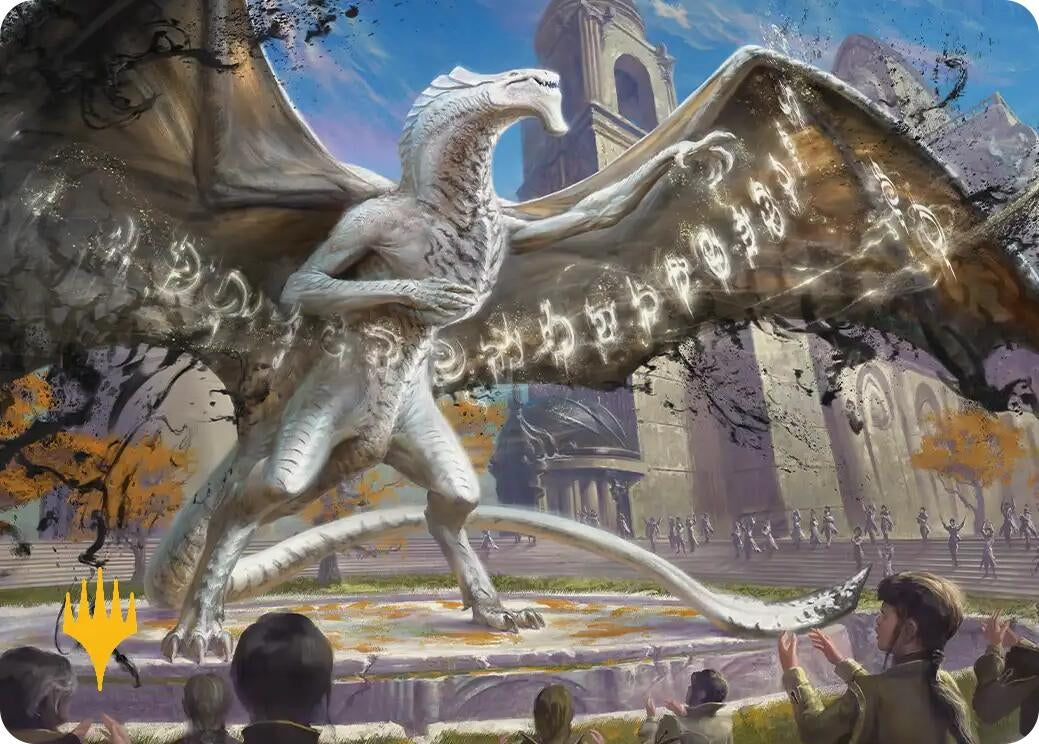 Image for Silverquill, the Disputant Art Card (Gold-Stamped Planeswalker Symbol) (23) (Secrets of Strixhaven) - Magic: The Gathering