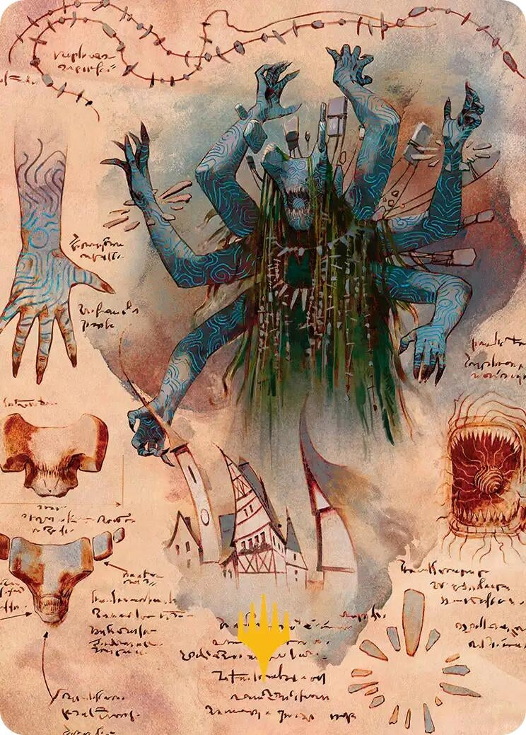 Image for The Dawning Archaic Art Card (Gold-Stamped Planeswalker Symbol) (29) (Secrets of Strixhaven) - Magic: The Gathering