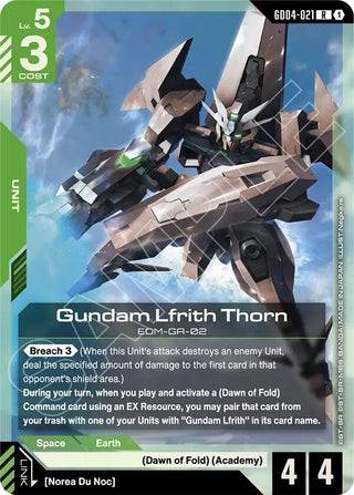 Image for Gundam Lfrith Thorn (GD04-021) (Phantom Aria) - Gundam Card Game