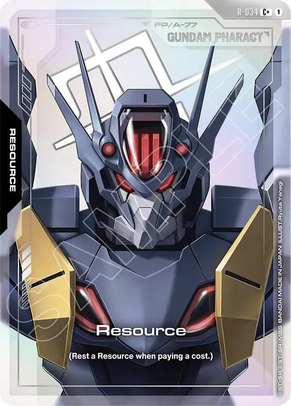 Image for Resource (R-034) (C+) (R-034) (Phantom Aria) - Gundam Card Game