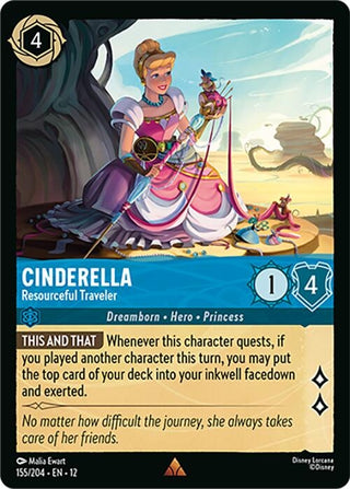 Image for Cinderella - Resourceful Traveler (155/204) (Wilds Unknown) - Disney Lorcana