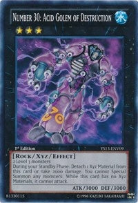 Number 30: Acid Golem of Destruction (1309) - YuGiOh Single