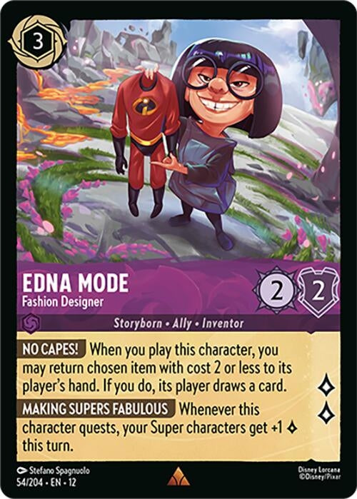 Image for Edna Mode - Fashion Designer (54/204) (Wilds Unknown) - Disney Lorcana