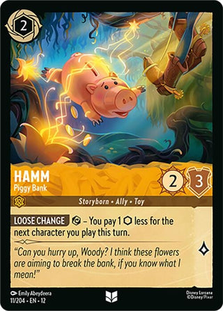Image for Hamm - Piggy Bank (11/204) (Wilds Unknown) - Disney Lorcana