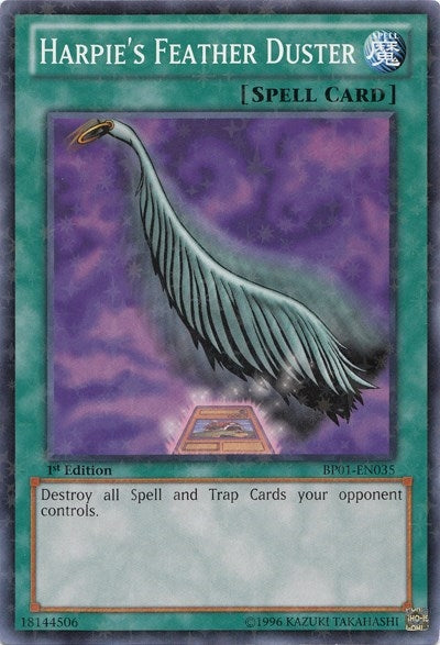 Harpie’s Feather Duster (Starfoil) (1035) (BP01) - YuGiOh Single