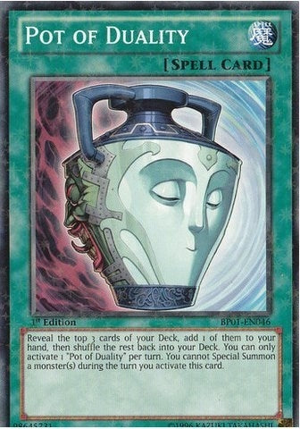 Pot of Duality (Starfoil) (1046) (BP01) - YuGiOh Single