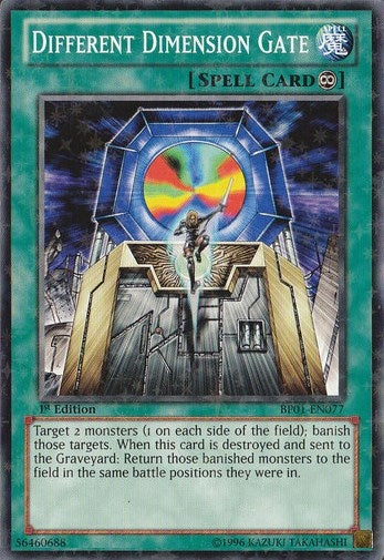 Different Dimension Gate (Starfoil) (1077) (BP01) - YuGiOh Single
