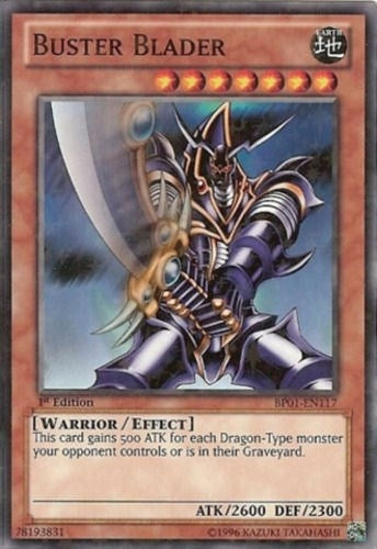 Buster Blader (Starfoil) (1117) (BP01) - YuGiOh Single