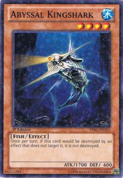 Abyssal Kingshark (Starfoil) (1155) (BP01) - YuGiOh Single