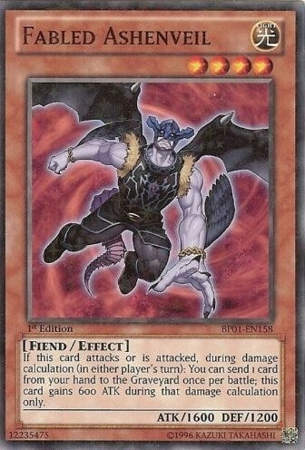 Fabled Ashenveil (Starfoil) (1158) (BP01) - YuGiOh Single