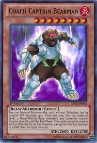 Coach Captain Bearman (92) (JOTL) - YuGiOh Single