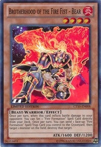 Brotherhood of the Fire Fist - Bear (10008) (CT10) - YuGiOh Single