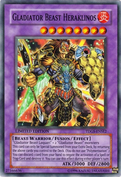 Gladiator Beast Heraklinos (2) - YuGiOh Single