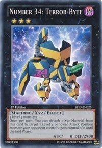 Number 34: Terror-Byte (13025) - YuGiOh Single