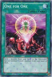 One for One (Starfoil) (13050) - YuGiOh Single