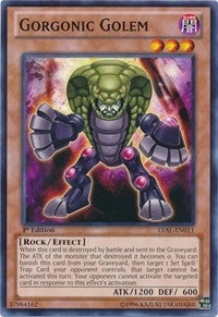 Gorgonic Golem (11) (LVAL) - YuGiOh Single