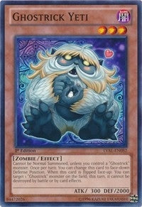 Ghostrick Yeti (82) (LVAL) - YuGiOh Single