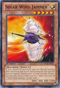 Solar Wind Jammer (13) (SDCR) - YuGiOh Single