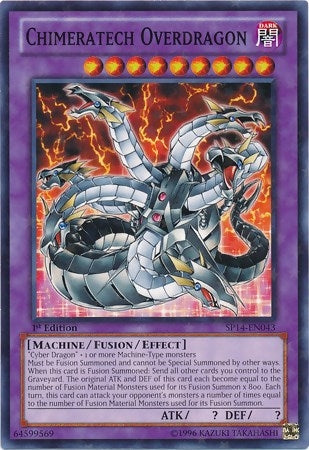 Chimeratech Overdragon (Starfoil) (14043) - YuGiOh Single