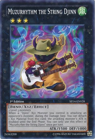 Muzurhythm the String Djinn (Starfoil) (14028) - YuGiOh Single