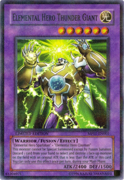 Elemental Hero Thunder Giant (1001) - YuGiOh Single