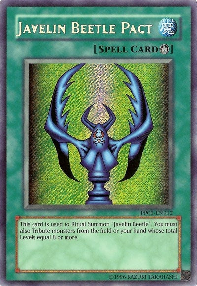Javelin Beetle Pact (Secret Rare) (1012) (PP01) - YuGiOh Single