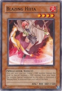 Blazing Hiita (4208) (DR04) - YuGiOh Single