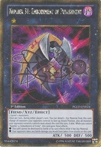 Number 31: Embodiment of Punishment (24) (PGLD) - YuGiOh Single