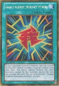 Gagaga Academy Emergency Network (28) (PGLD) - YuGiOh Single